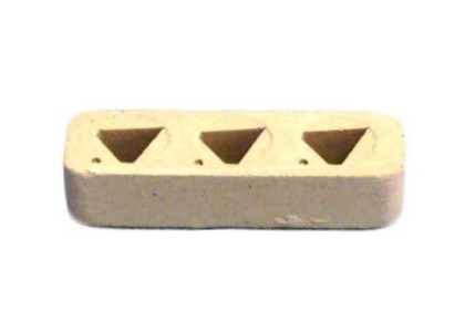 Orton 3-Hole Plaque/Socket for Large Cones