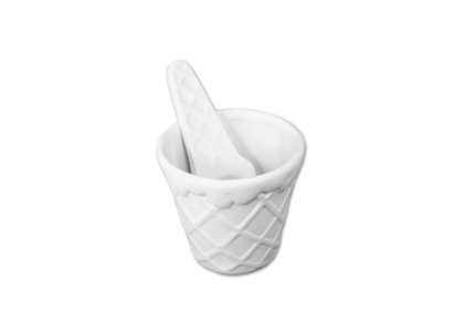 Ice Cream Bowl & Spoon: 3x3.25: Spoon 5