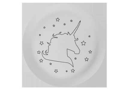 Star Unicorn Plate