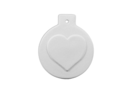 Flat Heart Ornament