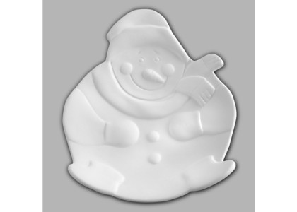 Snowman Dish:6c/s:7.5L