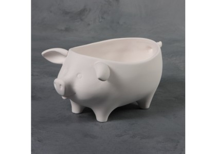 Oink Pig Dish: 8.75 x 4.75 x 4H