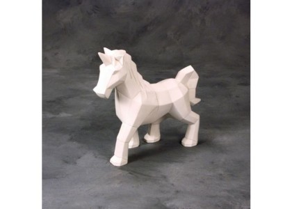 Faceted Unicorn - 9L x 3.5W x 8.5