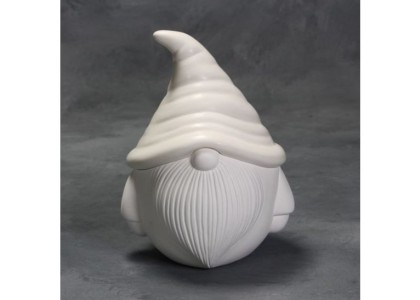 Bisque Gnome Jar by Mayco