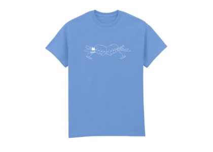 Potclays X Scruffy Little Herbert Knuckles T-Shirt: Blue L