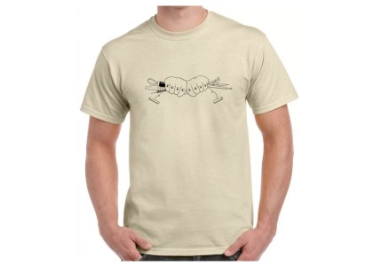 Potclays X Scruffy Little Herbert Knuckles T-Shirt: Oatmeal XL