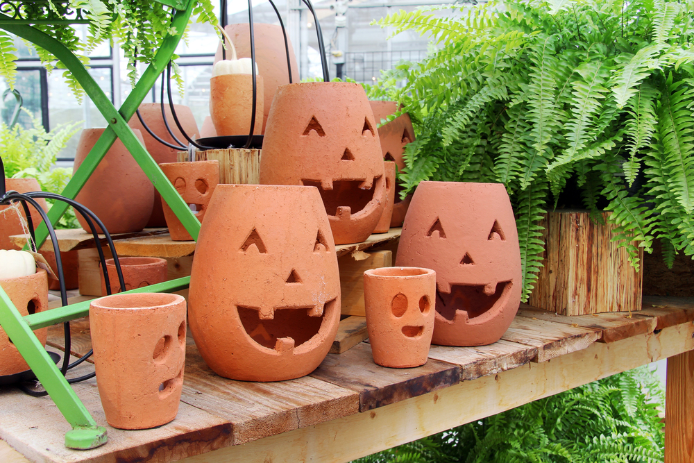halloween planters