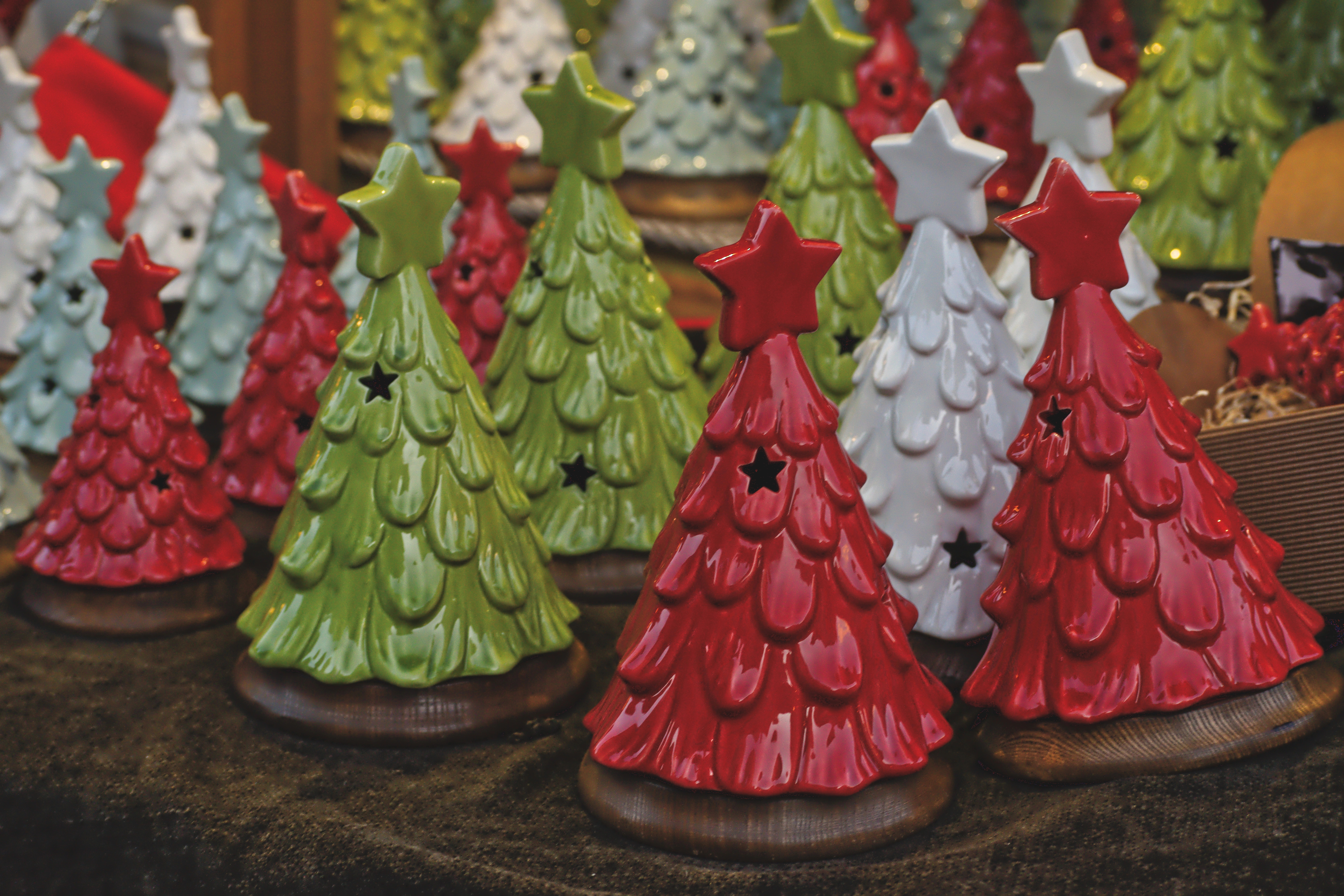 decorative clay trees